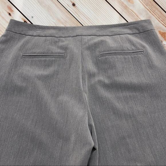NICOLE MILLER Womens 10 Gray Flare Dress Pant - Picture 4 of 4